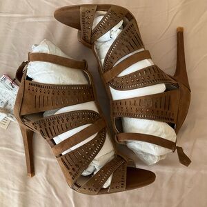NWT Zara Strappy High Heel Sandals